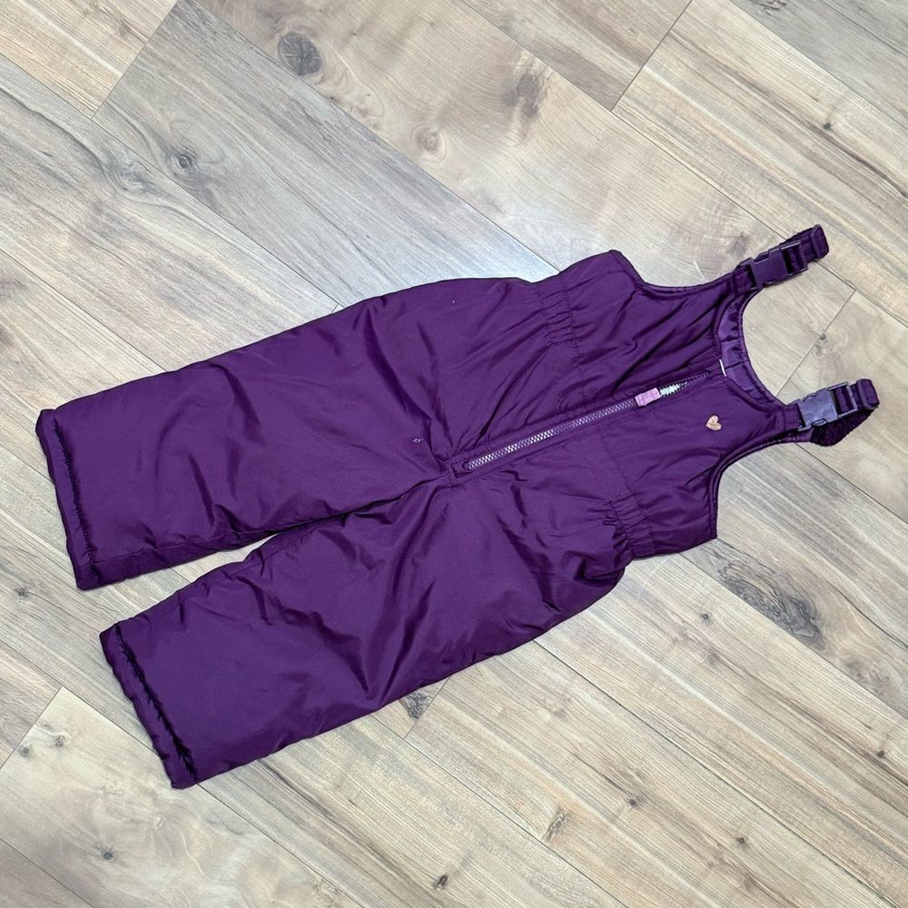 OshKosh B'gosh Purple Snow Bib Overalls / Snow Pants Size Size 3T